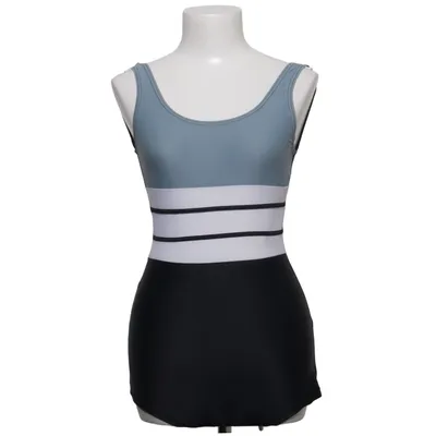 Swimsuit (Blue, Black, White) from Beach Wave Elastane, Polyamide