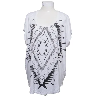 T-shirt (White, Black) from Sheego Trend Viscose