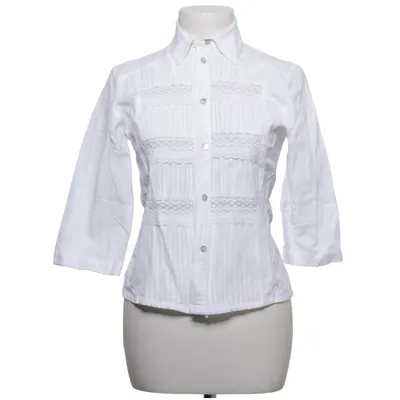 Shirt (Wit) van H. Moser Katoen, Linnen