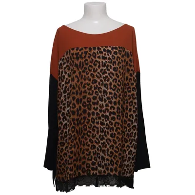 Bluse (Schwarz, Orange, Mehrfarbig) von Fiorella Rubino Elasthan, Polyester