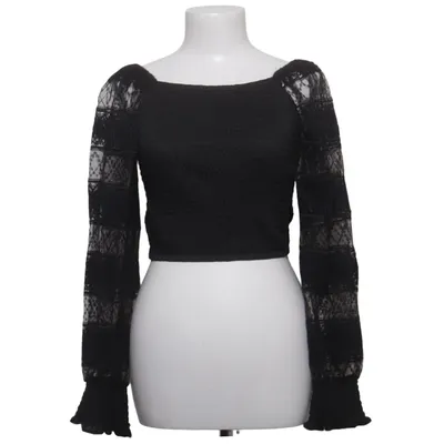 Crop top (Zwart) van Jean Louis Francois Katoen, Polyester