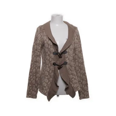 Cardigan (Beige, Hvid) fra Fresh Spirit Akryl, Bomuld