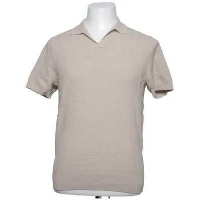 Poloshirt (Beige) van Profuomo Katoen, Polyamide, Zijde, Tencel