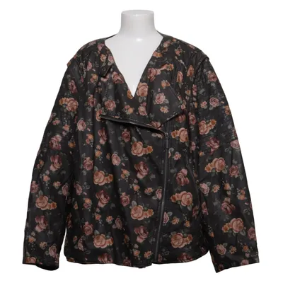Bikerjacke (Schwarz, Mehrfarbig) von Ulla Popken Polyester, Polyurethan, Viskose