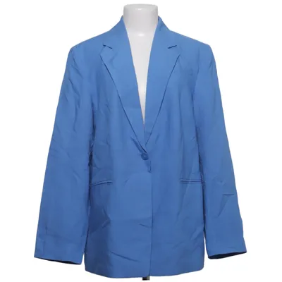 Blazer (Blauw) van H&M Premium Quality Viscose, Linnen, Polyester