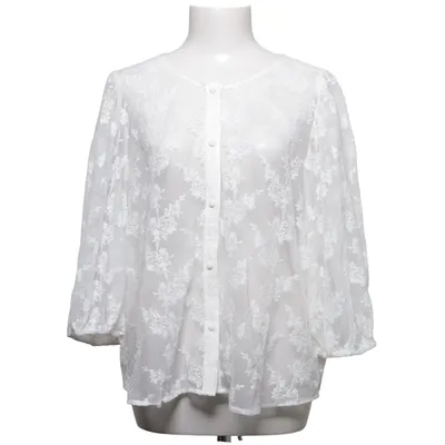 Bluse (Weiß) von H&M Baumwolle, Polyamid