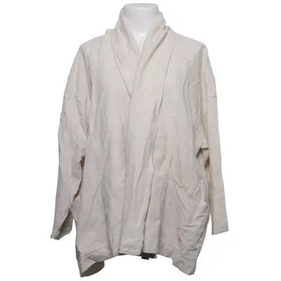 Cardigan (Beige) from Two Danes Cotton, Linen