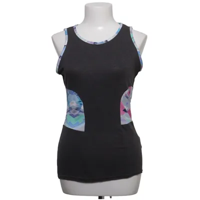 Sport tanktop (Grijs, Meerkleurig) van Boohoo Fit Elastaan, Viscose