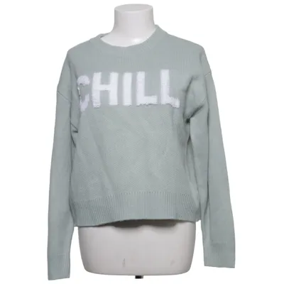 Pull-over (Vert, Blanc) de Hooked Up Acrylique