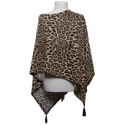 Poncho (Bruin, Zwart) van Softer Days Elastaan, Polyester