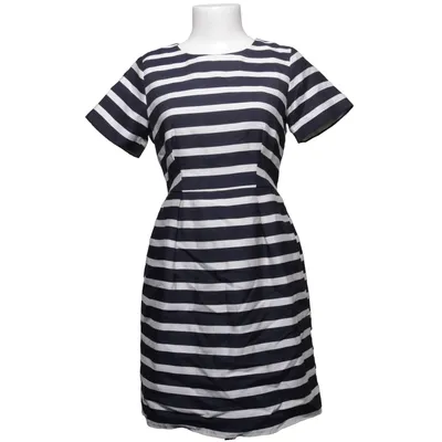 Dress (Blue, White) from H&M Polyamide, Polyester, Viscose