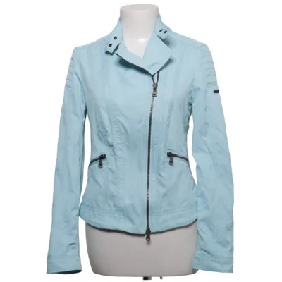 Bikerjack (Blauw) van Apanage Collection Katoen, Elastaan, Polyester