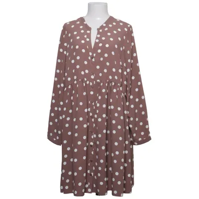 Robe (Marron, Blanc) de Evans Polyester