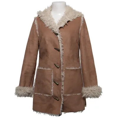 Shearlingjacka (Brun, Beige) från Qed London Polyester
