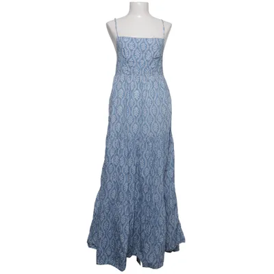 Maxi jurk (Blauw, Wit) van Stradivarius Katoen