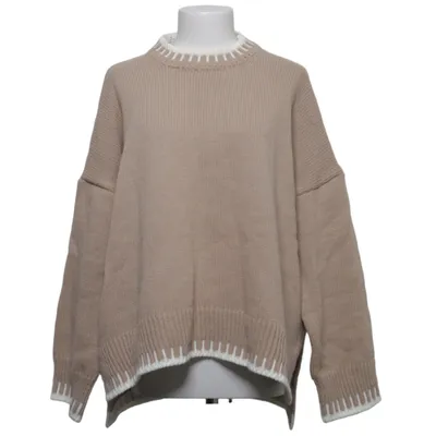 Sweater (Beige, White) from Katch Me Acrylic