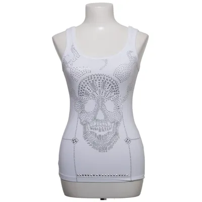 Tank Top (White) from Amor & Psyche Elastane, Viscose