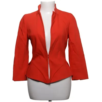 Blazer (Red) from Reken Maar Cotton, Elastane, Polyamide, Polyester