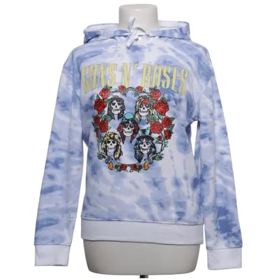 Kapuzenpullover (Blau, Weiß) von Guns n' Roses Baumwolle, Polyester