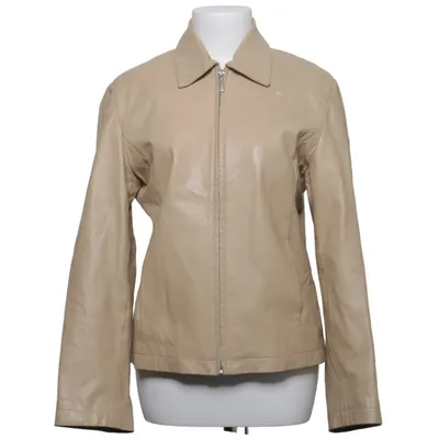 Veste en cuir (Beige) de Montego Cuir