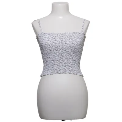 Crop top (White, Black) from John Galt Linen