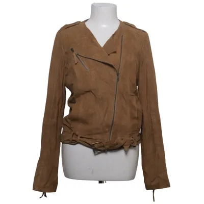 Bikerjack (Bruin) van La Redoute Creation Active Wear Katoen, Leer