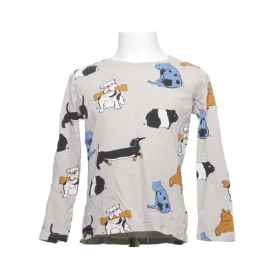 Långärmad t-shirt (Beige, Flerfärgad) från Lindex Kids Bomull