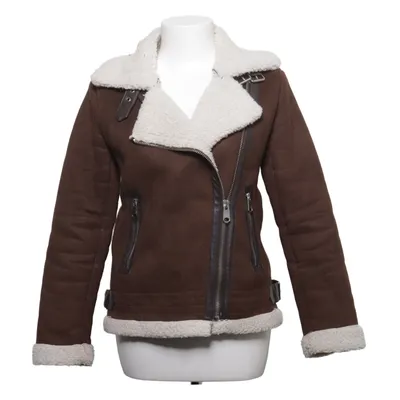 Shearling jas (Bruin, Wit) van ONLY Polyester