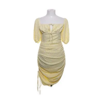Kjole (Gul, Flerfarvet) fra Adoore Elastan, Polyester