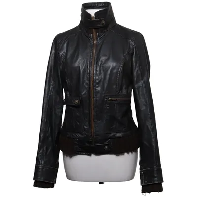 Läderjacka (Brun) från Wonder Akryl, Skinn, Polyester