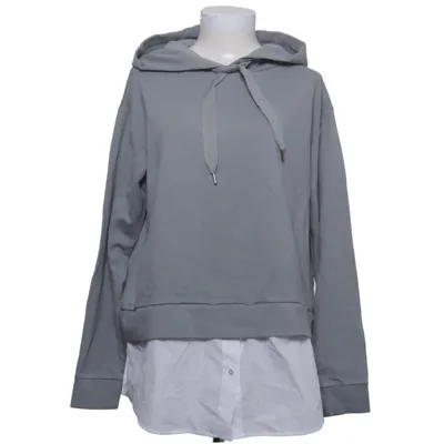 Hoodie (Gray, White) from Hallhuber Cotton, Elastane, Polyamide, Polyester, Viscose