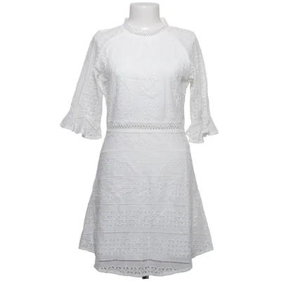 Robe (Blanc) de Simplee Coton, Polyester