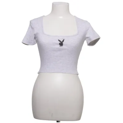 Crop top (Gray) from Playboy x Missguided