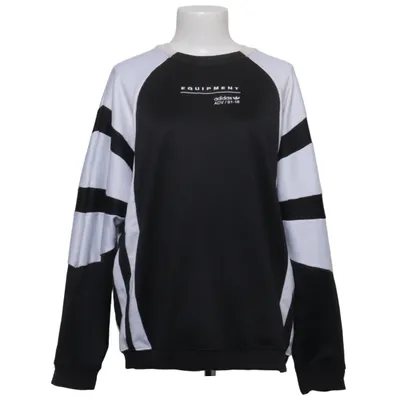 Collegetröja (Svart, Vit) från Adidas Equipment Polyester