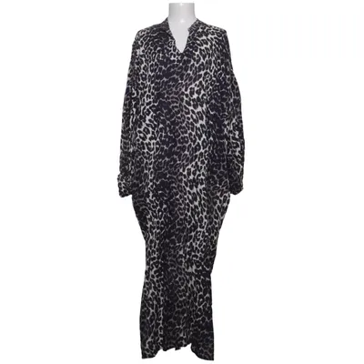 Robe longue (Bleu, Blanc) de Gold & Silver Viscose