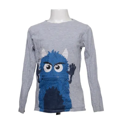 Long sleeve T-shirt (Gray, Blue) from Dopo Dopo Boys Cotton, Viscose