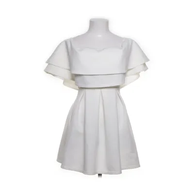 Klänning (Vit) från ASOS Elastan, Polyester