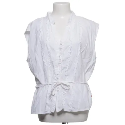 Top (White) from Mingel Cotton, Polyester