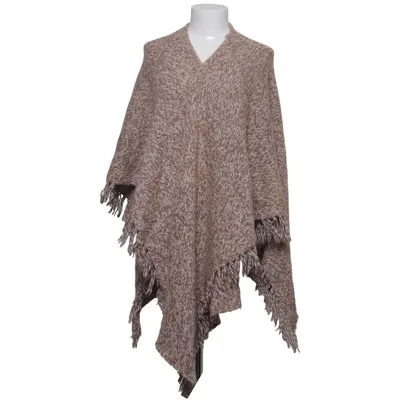 Poncho (Bruin, Beige) van Branting Acryl, Alpacawol, Polyamide
