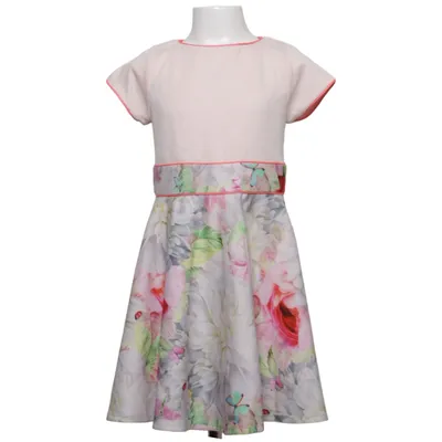 Dress (Pink, Multicolored) from Baker by Ted Baker Cotton, Elastane, Polyester