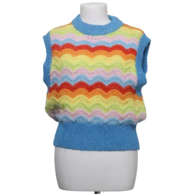 Slipover (Blå, Flerfärgad) från Zara Akryl, Alpackaull, Elastan, Polyester