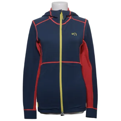 Capuchon sweater (Blauw, Rood, Geel) van Kari Traa Elastaan, Polyester, Wol