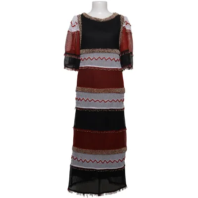 Maxi jurk (Zwart, Rood, Meerkleurig) van Zara Polyester