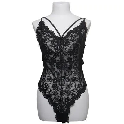 Body (Zwart) van Shein Curve Elastaan, Polyester