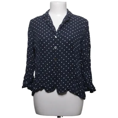 Blouse (Blauw, Wit) van Jones Zijde