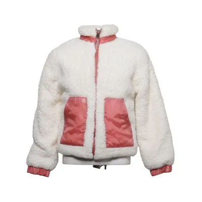 Fleecejakke (Hvid, Pink) fra Derek Heart Polyester