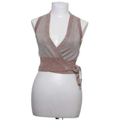 Wrap top (Brown, Silver)