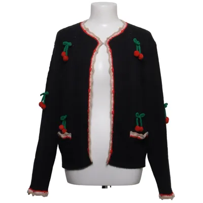 Cardigan (Sort, Flerfarvet) fra Effeny Polyamid, Viscose