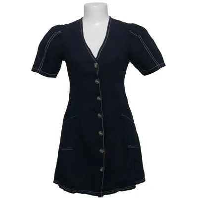 Robe (Bleu) de Urban Outfitters Coton, Lin