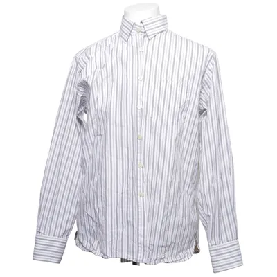 Shirt (Wit, Grijs) van Batistini Katoen